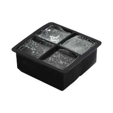 Imagem de Molde de Bandeja de Gelo de Silicone - 4/6/8 Grades Quadradas - Qualid