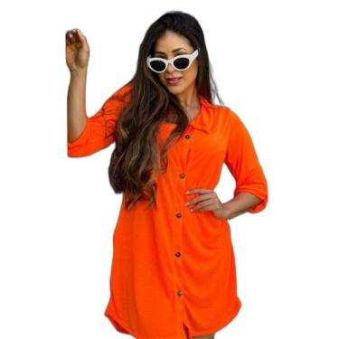 Imagem de Saída de praia adulto camisa com botões mais corpo - MAIS CORPO MODA P