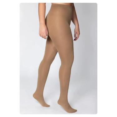 Imagem de Meia-calça fio 80 opaca plus size loba/lupo 5852-001, Pó de arroz, XG(