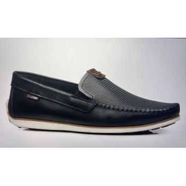 Imagem de Sapato Mocassim Pegada Masculino em Couro 142002 Preto, 41