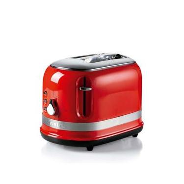 Imagem de Torradeira Elétrica Ariete 149 Moderna Vermelha p/ 2 Fatias, 6 Níveis de Tostagem, 750W