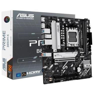 Imagem de Placa Mãe Asus Prime B850m-k Ddr5 Am5 Matx M.2 Nvme Display Port Hdmi 