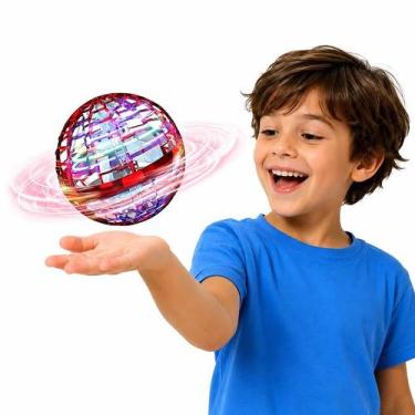 Imagem de Brinquedo Bola Drone Voadora Sensor Luz Infantil Boomerang - Ark Toys