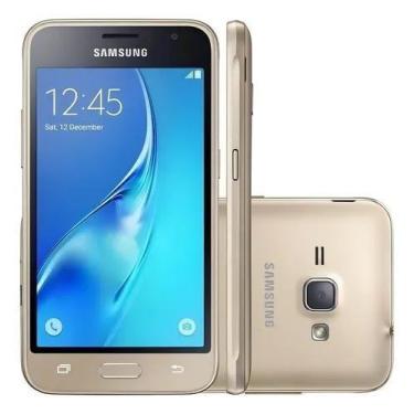 Imagem de Samsung Galaxy J1 2016 Dual Sim 8 Gb Dourado 1 Gb Ram, 1GB, Galaxy J1 