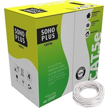 Imagem de 10 Metros de Cabo Rede Lan Utp Cat5e Furukawa SohoPlus U/UTP COR: BRANCO