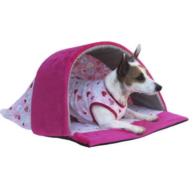 Imagem de Toca My Dream Heart Rosa Para Cães e Gatos - Tam. P