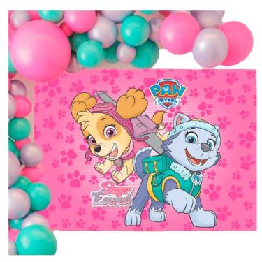 Imagem de Painel decoração TNT 1,40 Patrulha Canina Skye e Everest - PIFFER