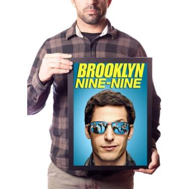 Imagem de Quadro Brooklyn 99 Jake Peralta Poster Moldurado - Fanarte