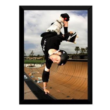 Imagem de Quadro Skate Tony Hawk Sk8 Invert Poster Moldurado - Fanarte