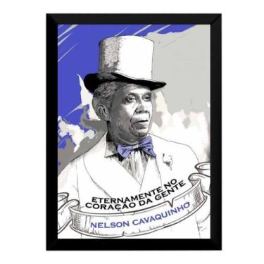 Imagem de Quadro Decorativo Nelson Cavaquinho Arte Samba Raiz - Fanarte