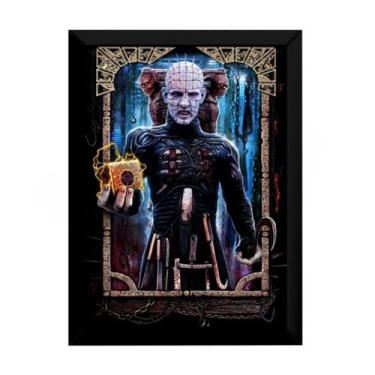 Imagem de Quadro Hellraiser Renascido Inferno Terror Poster Moldurado - Fanarte