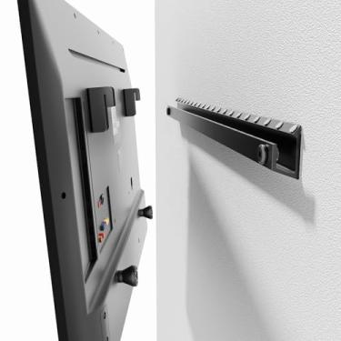 Imagem de Auoace Suporte de parede sem parafuso para TV, suporte de TV drywall de 32 a 75 polegadas, inclinação até 5°, suporte de TVs sem pinos de perfil baixo, fácil instalação, inclui todo o hardware, serve