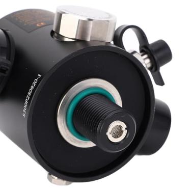 Imagem de Válvula de mergulho M18X1.5 Pressão Reduzindo o material de silicone de alumínio que respira o cilindro de oxigênio de oxigênio águas rasas profundas