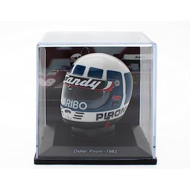 Imagem de OPO 10 - Formula 1 Helmet Compatible with Ferrari F1: Didier Pironi 1982-1/5 Scale - CAS23