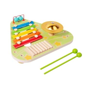 Imagem de Milageto Brinquedos musicais para crianças a partir de 3 anos, instrumentos de percussão, opções educativas
