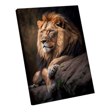 Imagem de Quadro Leão Maestro -- Br Artes