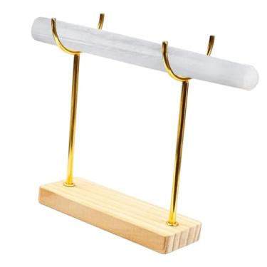 Imagem de oshhni Suporte para pulseira de selenita, organizador multifuncional para joias, organizador de armazenamento para colares e tornozeleiras, fornecedor à, L