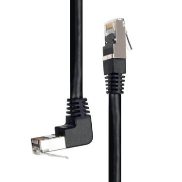 Imagem de Cabo de Rede Patch Cord Cat7 Plug 90 Graus para Cima - CIRILO CABOS, 5