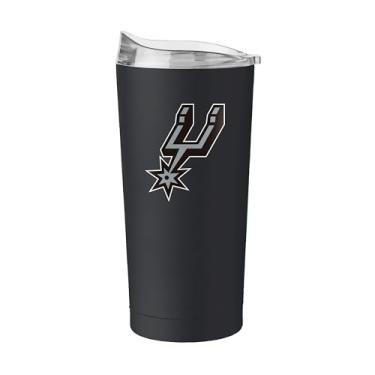 Imagem de FANMATS Copo de aço inoxidável NBA San Antonio Spurs de 590 ml – Acabamento em pó durável – Serve para a maioria dos porta-copos, copo NBA oficialmente licenciado – mantém as bebidas quentes e frias