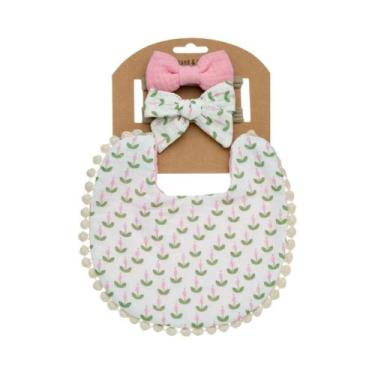 Imagem de Conjunto De Babadores E Faixas De Cabelo De Nylon Para Bebês (Meninos 