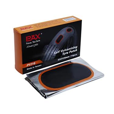 Imagem de PAX 10 remendos de tubo oval de 65 x 125 mm, patch de reparo de pneu plano de perfuração para automóvel, carro, caminhão, trator, veículos agrícolas, locomotiva pesada, BMX, ATVs, flutuante, borracha