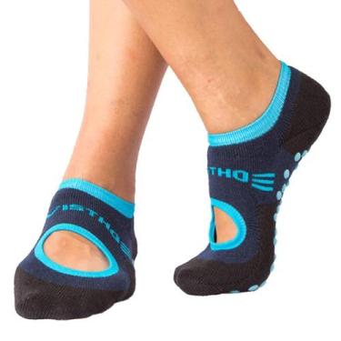 Imagem de Meia De Pilates Com Antiderrapante Vistho, 33/38, Azul