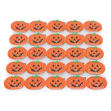 Imagem de Decoração de Halloween, pino de Halloween de plástico em forma de abóbora delicado para festa infantil para festa de Halloween