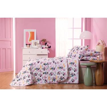 Imagem de Colcha Solteiro Matelada Disney Mickey Minnie Carros - Andreza, Minnie