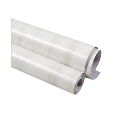 Imagem de Papel de Parede Autoadesivo PVC - 40cm, Impermeável e com Textura de M