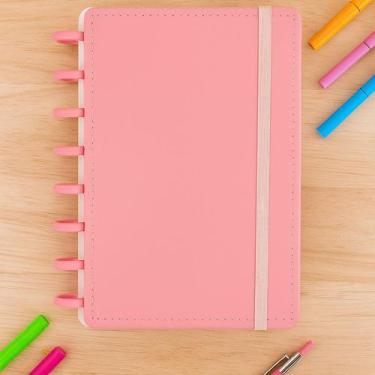 Imagem de Caderno argolado A5 1421cm 80 folhas Volta as aulas - Lorens, Rosa