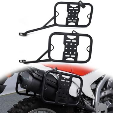 Imagem de Xitomer Suporte para alforje, adequado para CRF250L 2021 2020 2019 2018 2017 2016 2015 2014 2013 2012-2021 / CRF250L Rally 2018-2021, suporte lateral de motocicleta Rack er
