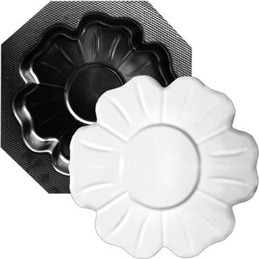 Imagem de Forma Abs Pisante Flor Para Caminho Jardim 40x40x4cm - Xmoldes Formas 