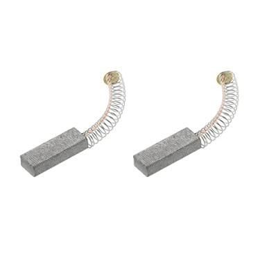 Imagem de Escovas de carbono 3,6 x 0,43 x 0,25 cm para motores elétricos, ferramenta elétrica, esmerilhadeira angular, serra de mesa, reparo de peças sobressalentes, pacote com 2