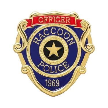 Imagem de Chaveiro Distintivo Da Polícia Resident Evil De Raccoon City, Broche S