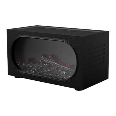 Imagem de XLWLLNJ Umidificador de ar com de lareira, difusor de aromas com luz ambiente, difusor de óleos essenciais para uso interno, 140ml, ideal para carros e