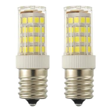 Imagem de SIGANDG Lâmpada LED E17 regulável, lâmpadas de eletrodomésticos, 120V 4W luz do dia branca 6000K, substituição de lâmpada de halogênio 40W para micro-ondas, aparelho de fogão, exaustor, geladeira