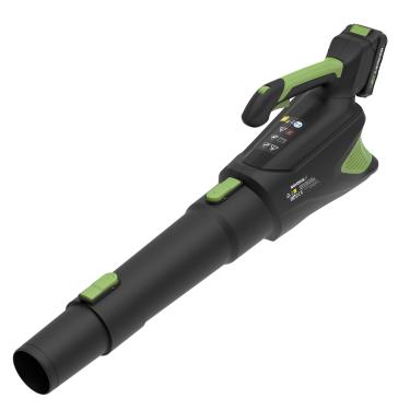 Imagem de NovorikX Soprador de folhas elétrico portátil 20V sem fio com bateria de 2Ah e carregador rápido