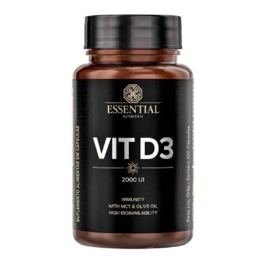 Imagem de Vitamina D3 2000 UI (120 Cápsulas) 103g Essential Nutrition-Unissex