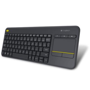 Imagem de Kit Teclado e Mouse sem Fio Touch Pad Integrado Moderno