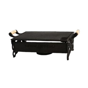 Imagem de Réchaud Fogareiro A Álcool Ferro Fundido 1 Chama 24X33Cm