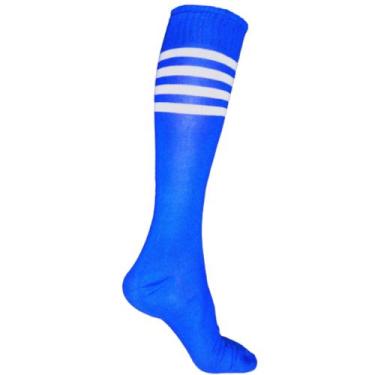 Imagem de Kit 3 Pares Meião Longo Futebol Futsal Campo Adulto Unissex Profission