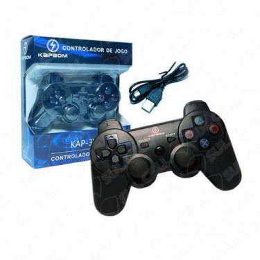 Imagem de Controle Ps3 sem Fio Dualshock (KAP-3W) - Kapbom
