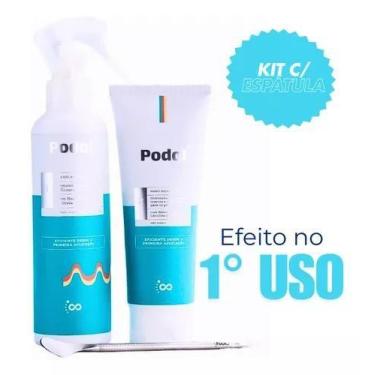 Imagem de Kit Podol Spa Pés 10 Aplicações Ureia Amolecedor Hidratante
