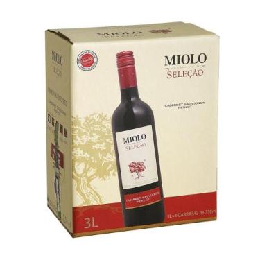 Imagem de Vinho Seleção Cabernet/Merlot Bag in Box Safra 2015 (3000ml) - Miolo