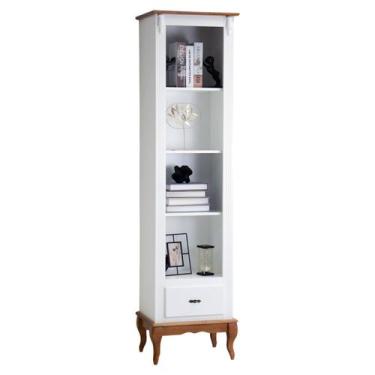 Imagem de Estante Torre 03 Prateleiras 1 Gaveta Pés Luiz XV 60101 - Linz Móveis,