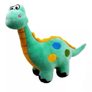 Imagem de Brinquedos Pelúcia Dinossauro Braquiossauro - Azul Claro - Pronta entr