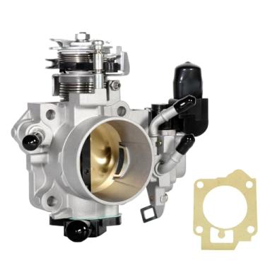 Imagem de TAGMORE Conjunto de corpo do acelerador eletrônico, compatível com Honda Accord 2003-005, elemento L4 2.4 2003-2006, substitui OE: 16400-RAA-A62, 16400-RAA-A61