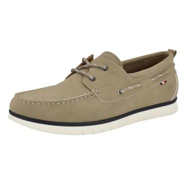Imagem de Tommy Hilfiger Sapato masculino Sator Boat, Taupe 240, 45