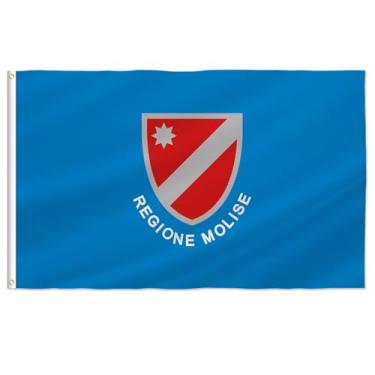 Imagem de PTEROSAUR Bandeira de Molise da Itália, bandeiras italianas da região de Molise, bandeira de decoração interna externa