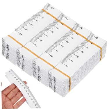 Imagem de Tofficu 100 Peças De Régua De Papel Réguas Réguas De Papel Dobráveis Régua De Papel Métrica Fita Métrica Medidas Corporais Régua De Medição Flexível Costureira